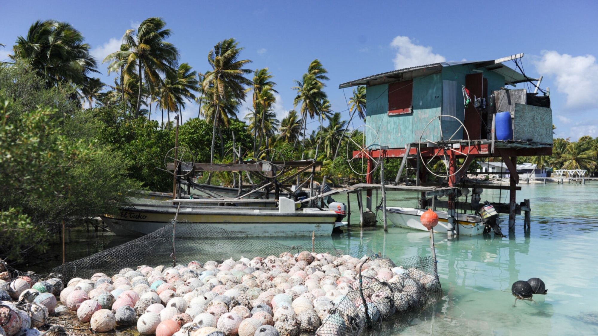 Collins Pearls pearl farm in Takaroa, French Polynesia