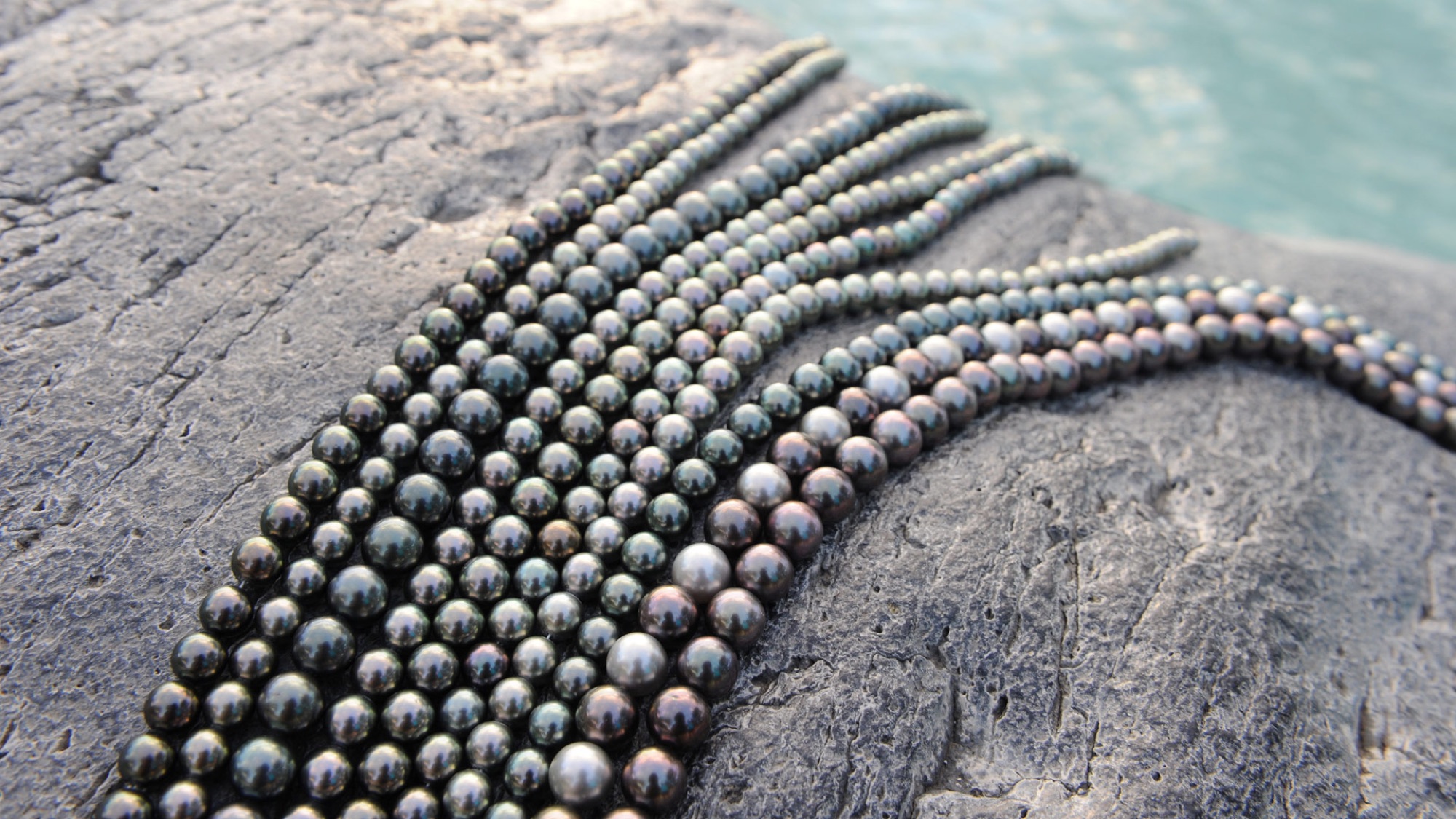 Tahitian black pearls from Collins Pearls